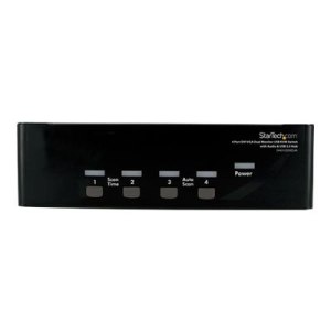 StarTech.com 4 Port DVI KVM USB Switch - 4-fach DVI...