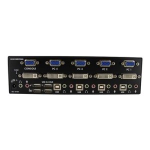 StarTech.com 4 Port DVI KVM USB Switch - 4-fach DVI...