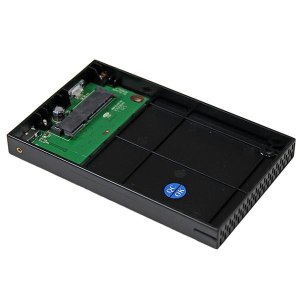 StarTech.com Box Esterno HDD per disco rigido SATA III 2.5" USB 3.0 con UASP in alluminio con cavo incorporato - 6Gbps - Enclosure HDD - 2.5" - SATA - 6 Gbit/s - Hot-swap - Nero