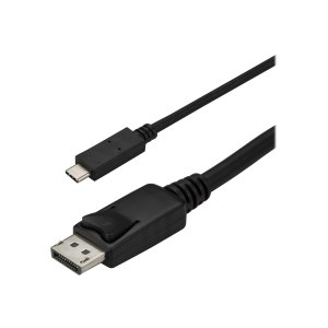 StarTech.com 3ft/1m USB C to DisplayPort 1.2 Cable 4K 60Hz, USB-C to DisplayPort Adapter Cable HBR2, USB Type-C DP Alt Mode to DP Monitor Video Cable, Compatible with Thunderbolt 3, Black