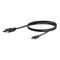 StarTech.com 3ft/1m USB C to DisplayPort 1.2 Cable 4K 60Hz, USB-C to DisplayPort Adapter Cable HBR2, USB Type-C DP Alt Mode to DP Monitor Video Cable, Compatible with Thunderbolt 3, Black