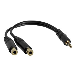 StarTech.com 6 in. 3.5mm Audio Splitter Cable