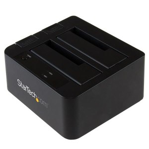 StarTech.com Dual-Bay USB 3.1 to SATA Hard Drive Docking...