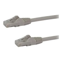 StarTech.com 10m CAT6 Ethernet Cable, 10 Gigabit Snagless RJ45 650MHz 100W PoE Patch Cord, CAT 6 10GbE UTP Network Cable w/Strain Relief, Grey, Fluke Tested/Wiring is UL Certified/TIA