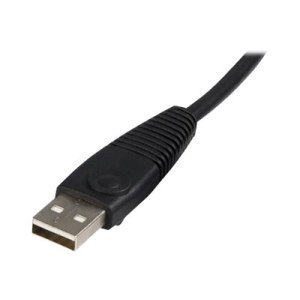 StarTech.com KVM Kabel USB VGA für KVM Switch 1,8m - Kabelsatz für KVM Umschalter 2x USB A/B Stecker 2x VGA Stecker- Octopuskabel - Tastatur- / Video- / Maus- / USB-Kabel - HD-15 (VGA)