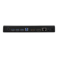 StarTech.com USB 3.0 Docking Station Dual Monitor with HDMI & 4K DisplayPort, 4x USB-A, Gigabit Ethernet, USB Type A Universal Laptop Dock with USB 3.1 Gen 1 Hub (5 Gbps) and Charging