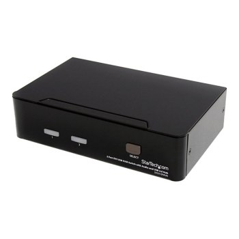 StarTech.com 2 Port DVI USB KVM Switch with Audio and USB 2.0 Hub (SV231DVIUA)