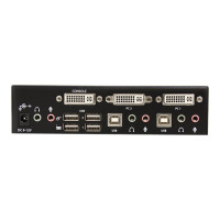 StarTech.com 2 Port DVI USB KVM Switch with Audio and USB 2.0 Hub (SV231DVIUA)