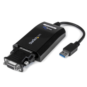 StarTech.com USB 3.0 auf DVI / VGA Video Adapter - Externe Multi Monitor Grafikkarte (Stecker / Buchse)