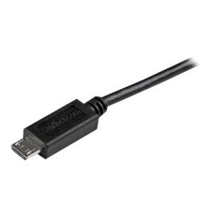 StarTech.com 2m Mobile Charge Sync USB to Slim Micro USB...