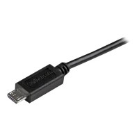 StarTech.com Cavo di sincronizzazione e di ricarica USB a Micro USB - Cavetto slim per Smartphone e Tablet A a Micro B slim da 2 m - 2 m - USB A - Micro-USB B - USB 2.0 - 480 Mbit/s - Nero