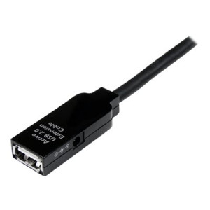 StarTech.com 10m aktives USB 2.0 Verlängerungskabel - St/Bu - USB Verlängerung / Repeater Kabel - USB-Verlängerungskabel - USB (W)