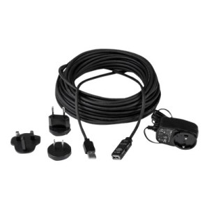 StarTech.com 10m aktives USB 2.0 Verlängerungskabel - St/Bu - USB Verlängerung / Repeater Kabel - USB-Verlängerungskabel - USB (W)