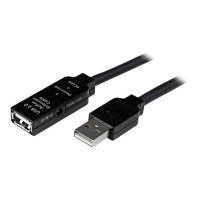 StarTech.com 10m aktives USB 2.0 Verlängerungskabel - St/Bu - USB Verlängerung / Repeater Kabel - USB-Verlängerungskabel - USB (W)