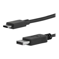 StarTech.com 6ft/1.8m USB C to DisplayPort 1.2 Cable 4K 60Hz, USB-C to DisplayPort Adapter Cable HBR2, USB Type-C DP Alt Mode to DP Monitor Video Cable, Works with Thunderbolt 3, Black