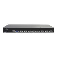 StarTech.com 8 Port 1U Rackmount USB KVM Switch Kit with OSD and Cables