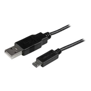 StarTech.com 0.5m Mobile Charge Sync USB to Slim Micro...