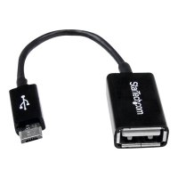 StarTech.com 5in Micro USB to USB OTG Host Adapter