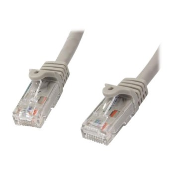 StarTech.com Cavo di rete Cat 6 - Cavo Patch Ethernet Gigabit grigio antigroviglio da 2m - 2 m - Cat6 - U/UTP (UTP) - RJ-45 - RJ-45 - Grigio