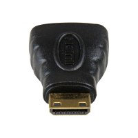 StarTech.com Adattatore convertitore HDMI a mini HDMI - HDMI femmina a HDMI maschio per camera o TV ad HD - Mini HDMI - HDMI - Nero