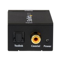 StarTech.com SPDIF Digital Coaxial or Toslink Optical to Stereo RCA Audio Converter