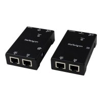 StarTech.com Extender HDMI via CAT5/CAT6 con Power Over Cable - 50 m - 1920 x 1080 Pixel - Trasmettitore e ricevitore AV - 50 m - Nero