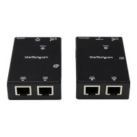 StarTech.com Extender HDMI via CAT5/CAT6 con Power Over Cable - 50 m - 1920 x 1080 Pixel - Trasmettitore e ricevitore AV - 50 m - Nero