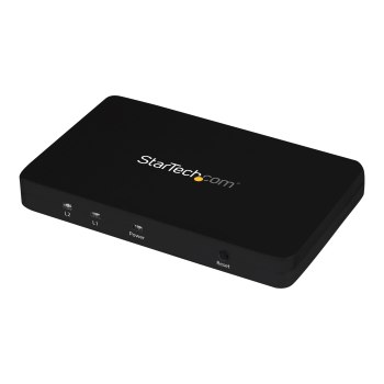 StarTech.com Sdoppiatore Splitter HDMI 4k 30hz 1x2 porte con custodia in alluminio - HDMI - 4096 x 2160 Pixel - Nero - Alluminio - 1280 x 720 (HD 720),1920 x 1080 (HD 1080),1920 x 1200 (WUXGA),2560 x 1600 (WQXGA) - 720p,1080p,2160p