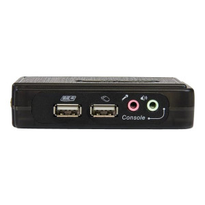 StarTech.com 2 Port USB KVM Switch Kit mit Audio und Kabeln