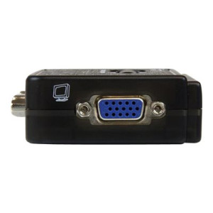 StarTech.com 2 Port USB KVM Switch Kit mit Audio und Kabeln