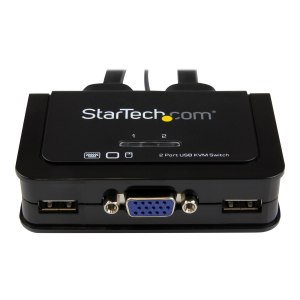 StarTech.com 2 Port USB VGA Cable KVM Switch