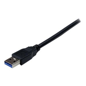 StarTech.com 2m USB 3.0 Verlängerungskabel - USB 3 Typ A auf A 2 Meter Kabel Verlängerung - Stecker/ Buchse - Schwarz - USB-Verlängerungskabel - USB Typ A (W)