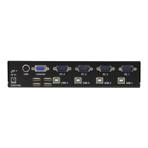 StarTech.com 4 Port Professional VGA USB KVM Switch with Hub