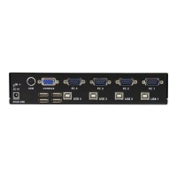 StarTech.com 4 Port Professional VGA USB KVM Switch with Hub