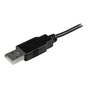 StarTech.com Cavo di sincronizzazione e di ricarica USB a Micro USB - Cavetto slim per Smartphone e Tablet A a Micro B slim da 3m - 3 m - USB A - Micro-USB B - USB 2.0 - Maschio/Maschio - Nero