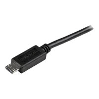 StarTech.com Cavo di sincronizzazione e di ricarica USB a Micro USB - Cavetto slim per Smartphone e Tablet A a Micro B slim da 3m - 3 m - USB A - Micro-USB B - USB 2.0 - Maschio/Maschio - Nero