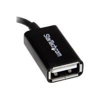 StarTech.com 5in Right Angle Micro USB to USB OTG Host Adapter M/F