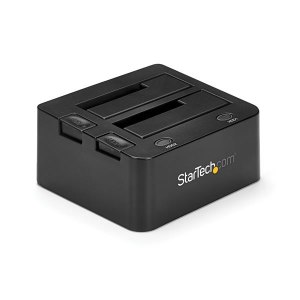 StarTech.com Dual-Bay USB 3.0 to SATA Hard Drive Docking...