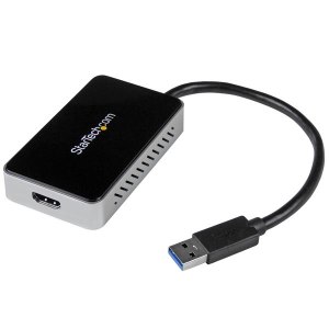 StarTech.com USB 3.0 to HDMI & DVI Adapter with 1x USB Port