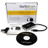 StarTech.com USB 3.0 to HDMI & DVI Adapter with 1x USB Port