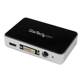 StarTech.com Scheda Acquisizione Video Grabber / Cattura video esterna USB 3.0 - HDMI / DVI / VGA / Component HD - 1080p 60fps - NTSC,PAL,PAL 60,PAL M - 60 fps - 1080i,1080p,480i,480p,576i,576p,720p - H.264,MPEG4 - 104 g - 75,5 mm