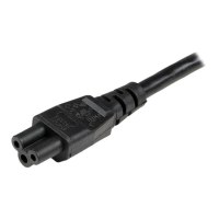 StarTech.com 2 m Laptop Ladekabel, EU Schuko auf C5, 2,5A 250V, 18AWG, Notebook / Laptop Ersatzstromkabel, Laptop Netzteil Stromkabel, Kleeblatt/Mickey Mouse Netzkabel (PXTNB3SEU2M)