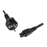 StarTech.com 2 m Laptop Ladekabel, EU Schuko auf C5, 2,5A 250V, 18AWG, Notebook / Laptop Ersatzstromkabel, Laptop Netzteil Stromkabel, Kleeblatt/Mickey Mouse Netzkabel (PXTNB3SEU2M)