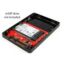 StarTech.com 2.5in SATA to Mini SATA SSD Adapter Enclosure