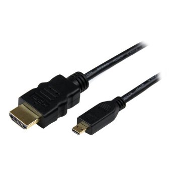 StarTech.com 2m High Speed HDMI Cable with Ethernet HDMI to HDMI Micro