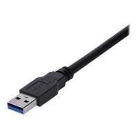 StarTech.com 1m USB 3.0 Verlängerungskabel - USB 3 Typ A Kabel Verlängerung - Stecker/ Buchse - Schwarz - USB-Verlängerungskabel - USB Typ A (M)