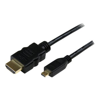 StarTech.com Cavo HDMI ad alta velocità con Ethernet da 3 m - HDMI a Micro HDMI - M/M - 3 m - HDMI tipo A (Standard) - HDMI tipo D (Micro) - Nero