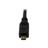 StarTech.com Cavo HDMI ad alta velocità con Ethernet da 3 m - HDMI a Micro HDMI - M/M - 3 m - HDMI tipo A (Standard) - HDMI tipo D (Micro) - Nero