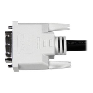 StarTech.com DVI-D Dual Link Kabel 1m (Stecker/Stecker) - DVI 24+1 Pin Monitorkabel Dual Link - DVI Anschlusskabel mit Ferritkernen - DVI-Kabel - Dual Link - DVI-D (M)