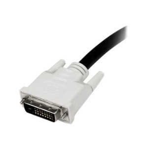 StarTech.com DVI-D Dual Link Kabel 1m (Stecker/Stecker) - DVI 24+1 Pin Monitorkabel Dual Link - DVI Anschlusskabel mit Ferritkernen - DVI-Kabel - Dual Link - DVI-D (M)